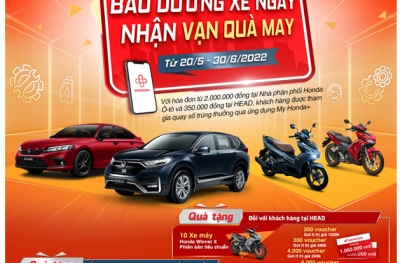 Loa...Loa..Loa... BẢO DƯỠNG XE NGAY NHẬN QUÀ MAY